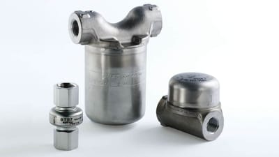 Sealed steam traps